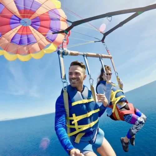 Parasailing i gry wodne
